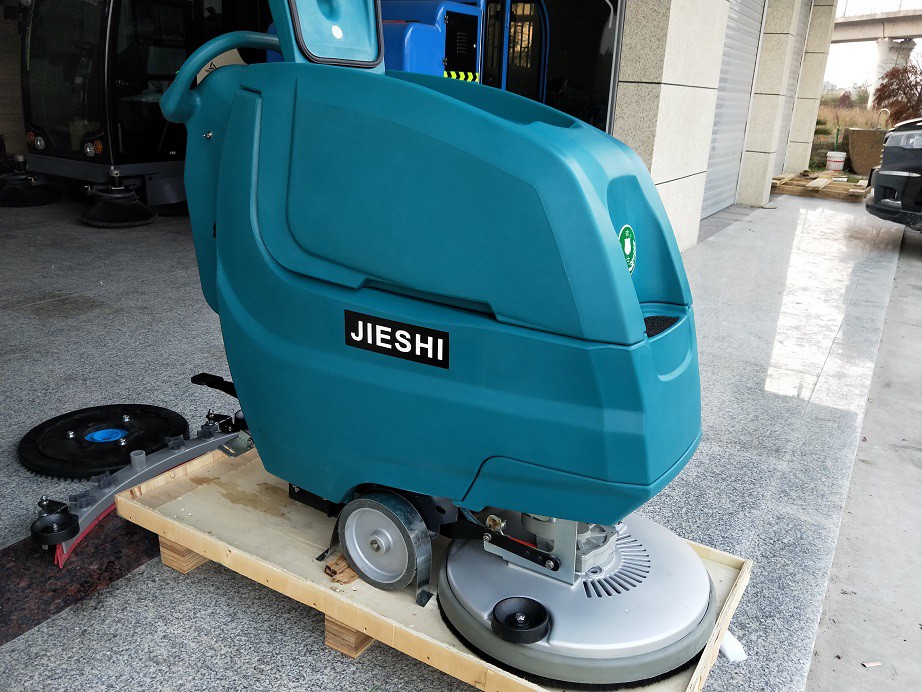 （洁士大型AM800TM电动手推式洗地吸干机）（适用于工厂、超市、地下车库、医院、汽车站、火车站、高铁站、飞机场等）